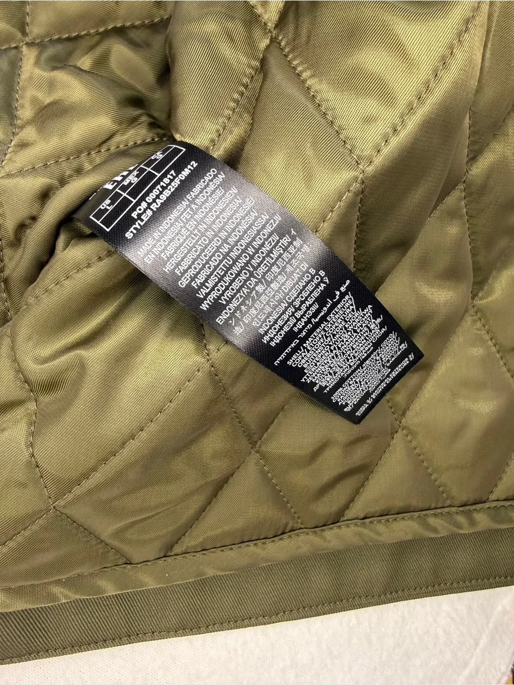 Rag & Bone Nonie Cotton Field Jacket NWT Zip Out Liner 3 Coats in 1 $548 Retail